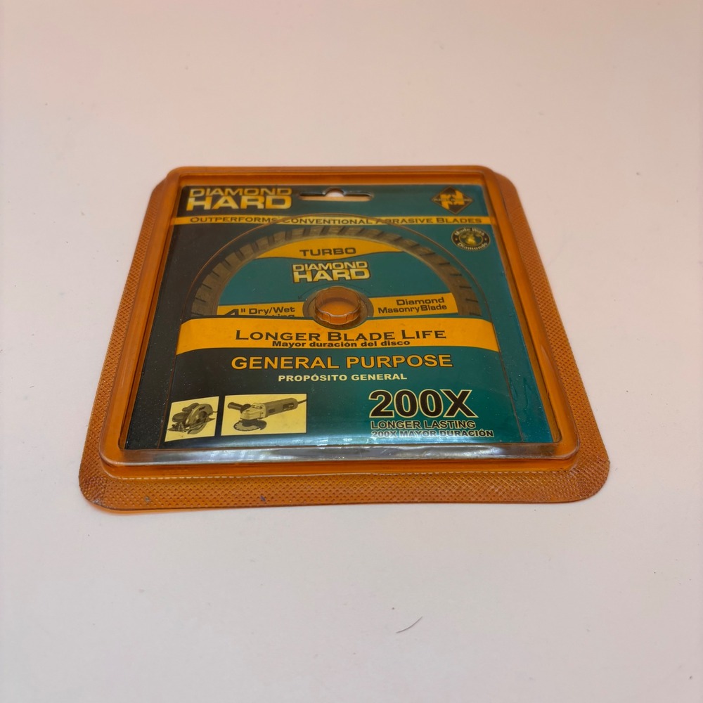 Planet Diamond Tools Diamond Hard 4in Turbo Masonry Blade General Purpose Saw